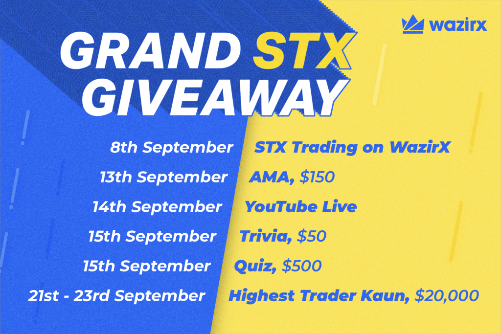 Grand STX Giveaway worth $26,900