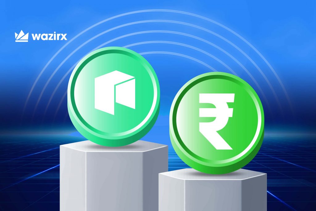 WazirX પર NEO/INR ટ્રેડિંગ (NEO/INR trading on WazirX)