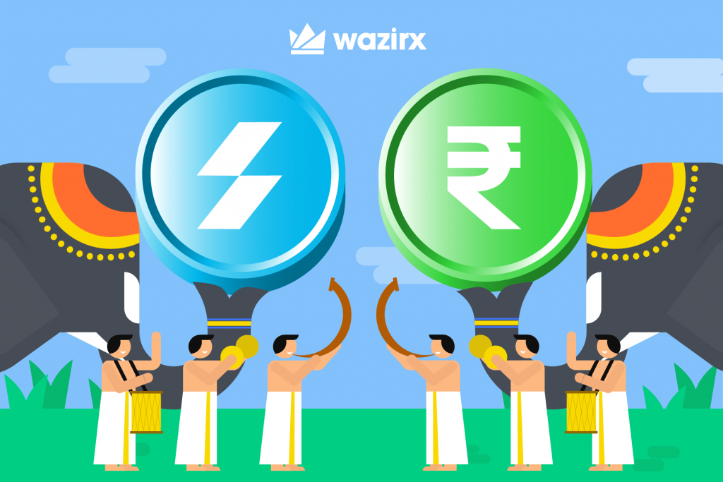 WazirX પર STPT/INR ટ્રેડિંગ (STPT/INR trading on WazirX)
