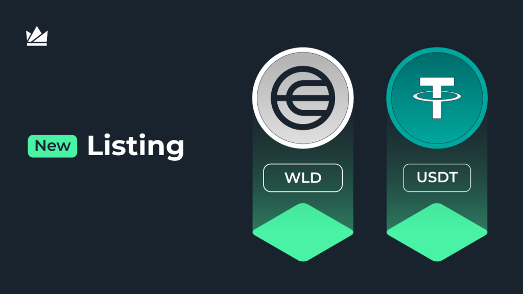 WLD/USDT trading on WazirX