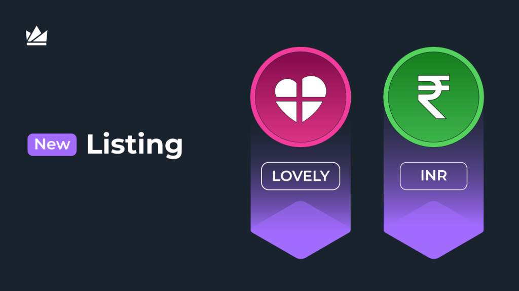 LOVELY/INR trading on WazirX