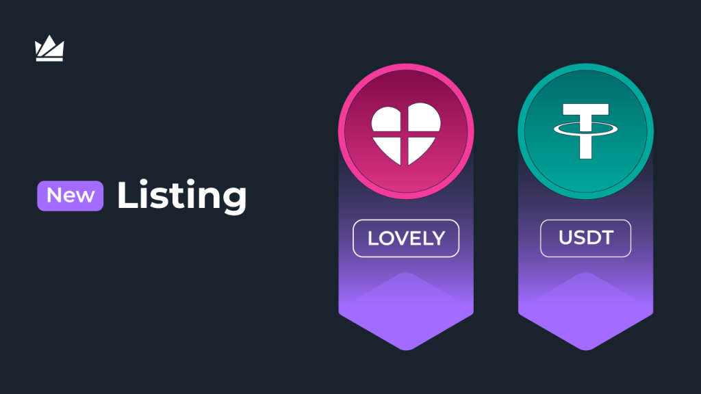 LOVELY/USDT trading on WazirX