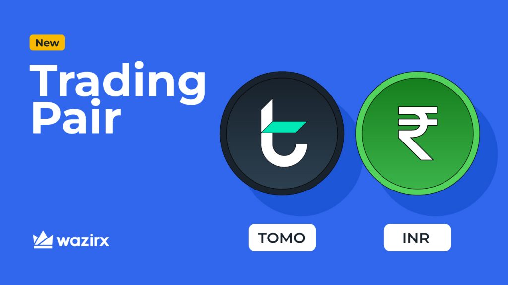 TOMO/INR trading on WazirX