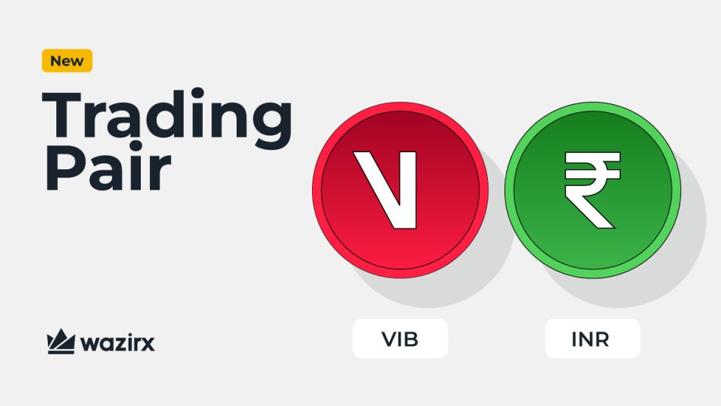 VIB/INR trading on WazirX