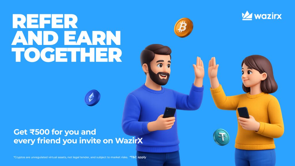Refer & Earn INR With WazirX