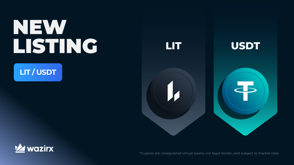 New Listing: LIT/USDT trading on WazirX